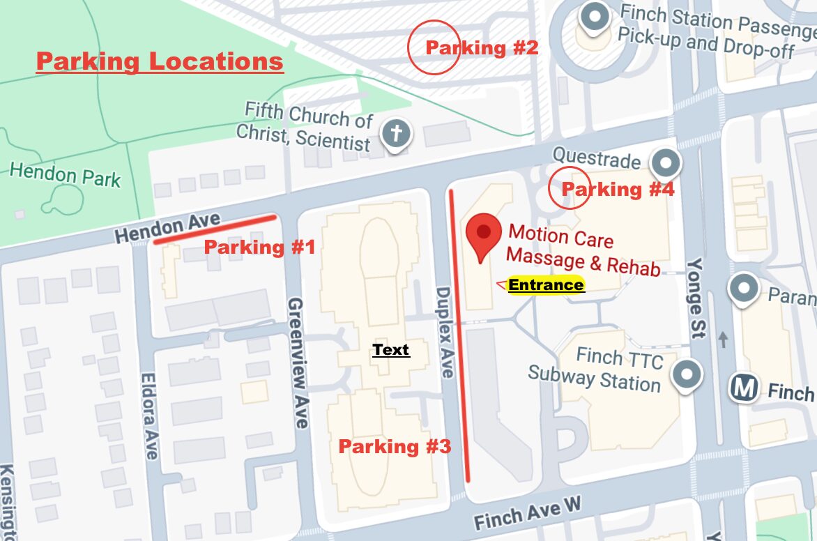 Finch Parking Map
